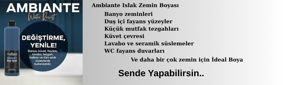 ambiante ıslak zemin boyası metalik