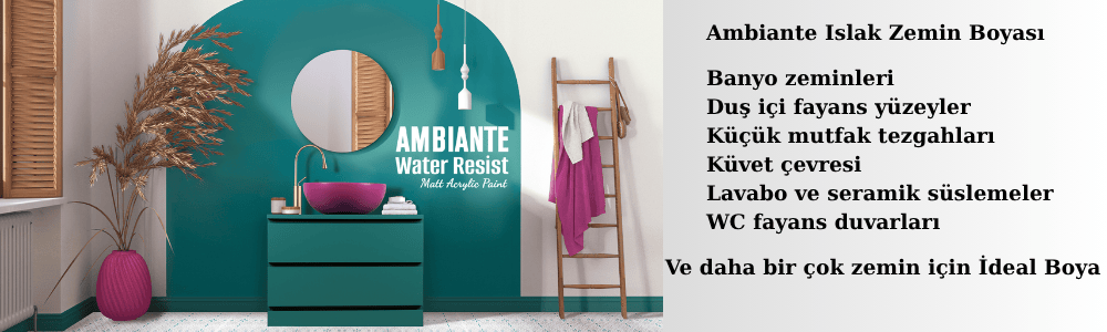 Fayans, Kalebodur, Mutfak Tezgahı Yenileme Rehberi Ambiante Boya