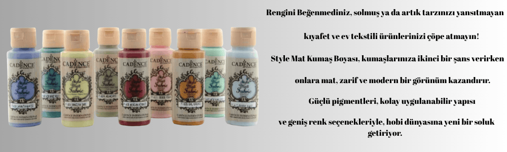 Profesyonelce Kumaş Boyama Teknikleri - Style Mat Kumaş Boyası
