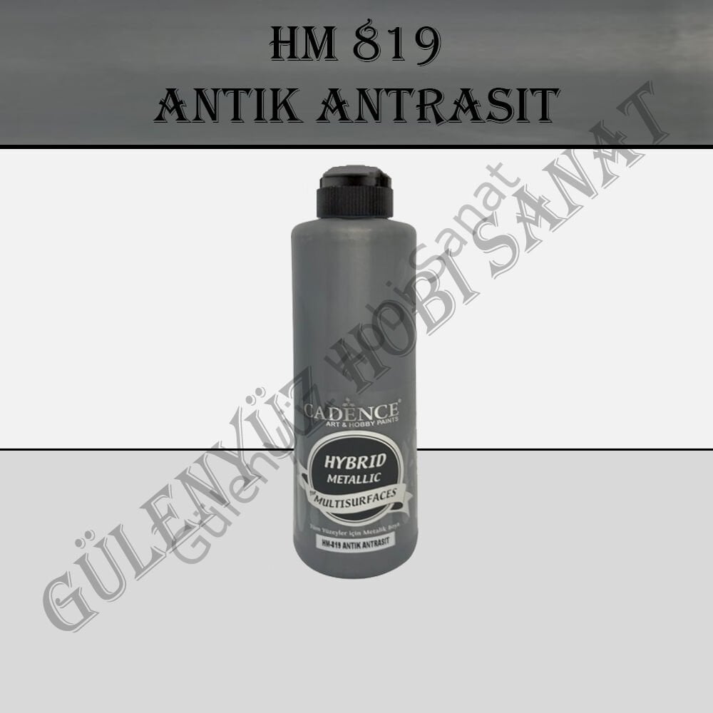 HM 819 Hybrit Metalik Multisurface Antik Antrasit 500ml