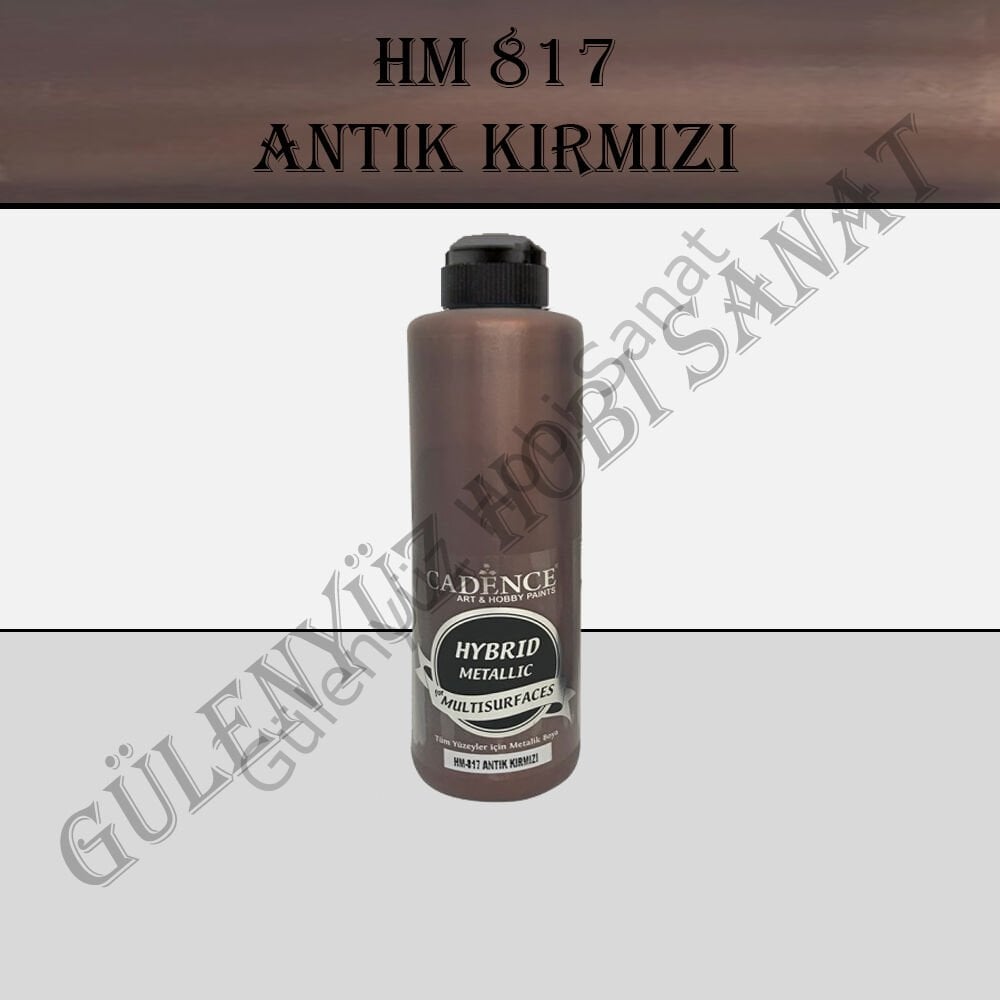 HM 817 Hybrit Metalik Multisurface Antik Kırmızı 500ml