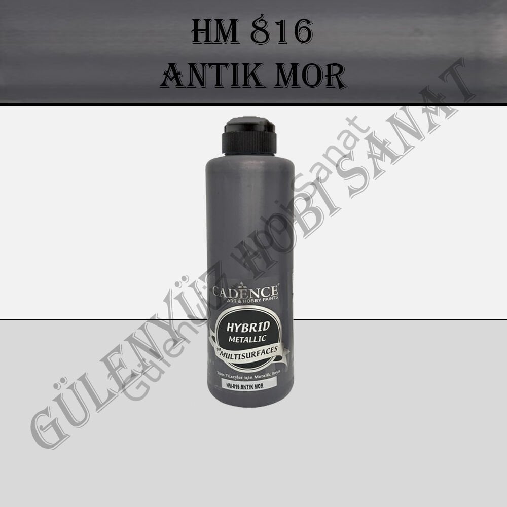 HM 816 Hybrit Metalik Multisurface Antik Mor 500ml