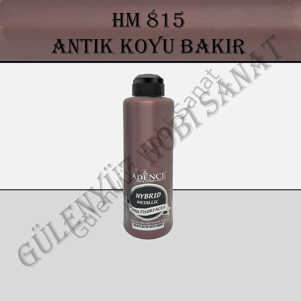 HM 815 Hybrit Metalik Multisurface Antik Koyu Bakır 500ml