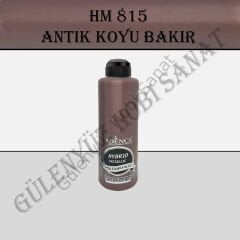 HM 815 Hybrit Metalik Multisurface Antik Koyu Bakır 500ml