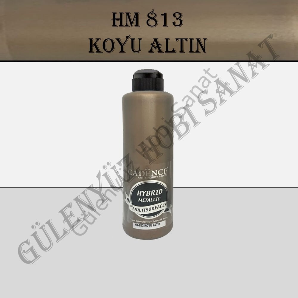HM 813 Hybrit Metalik Multisurface Koyu Altın 500ml