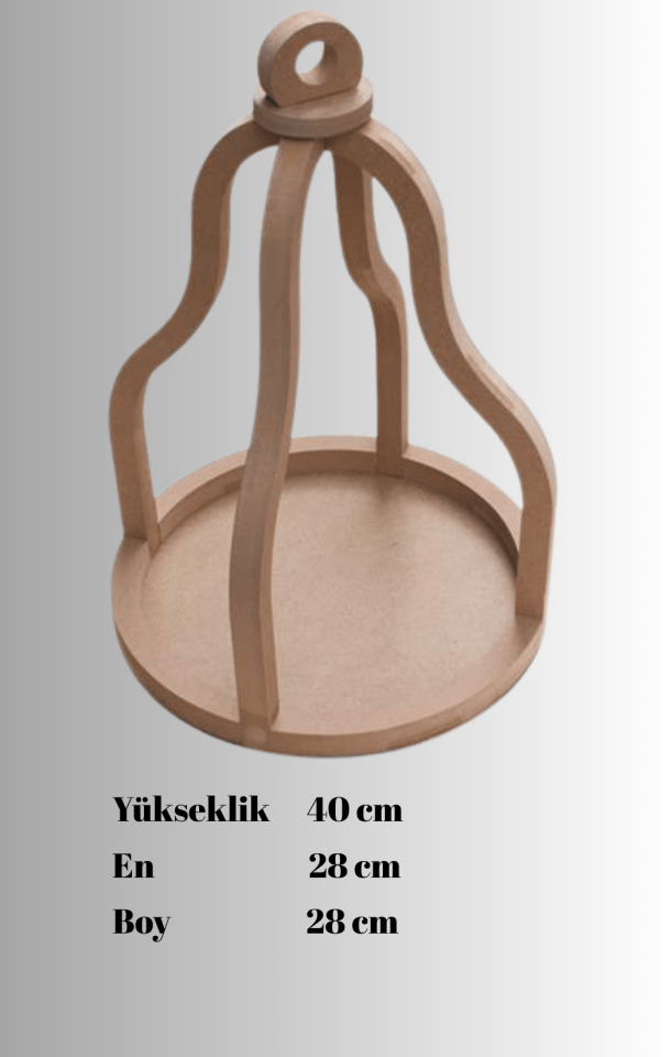 Yuvarlak Kafes Sunumluk L-306