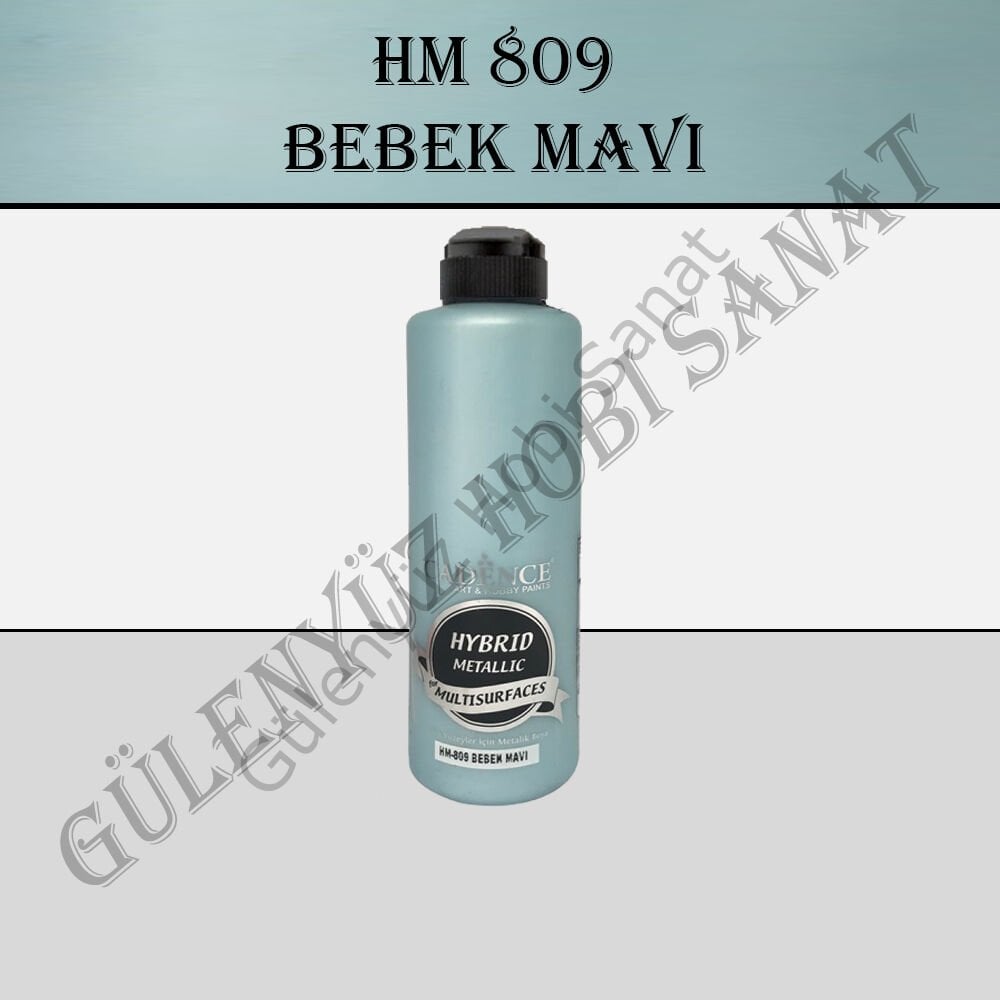 HM 809 Hybrit Metalik Multisurface Bebek Mavi 500ml