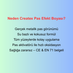 Createx Doğal Pas Efekt Boyası