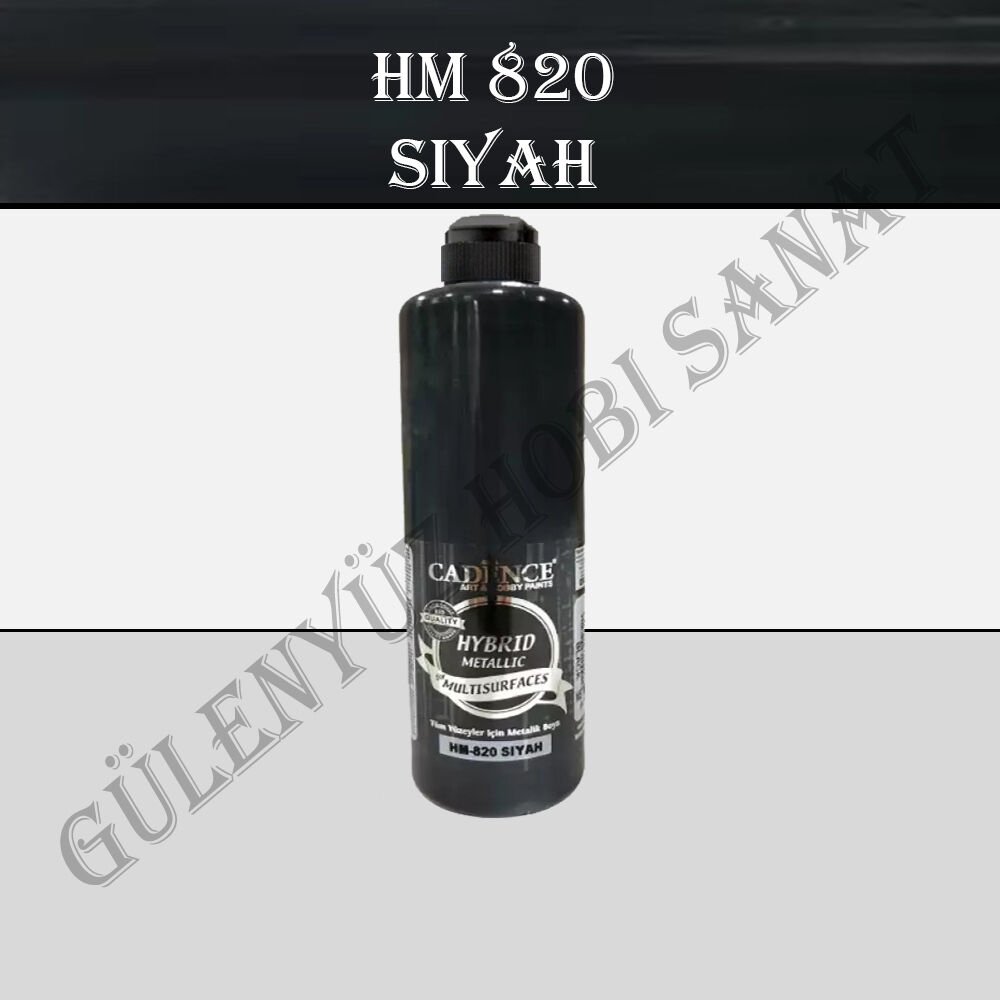 HM 820 Hybrit Metalik Multisurface Siyah 120ml