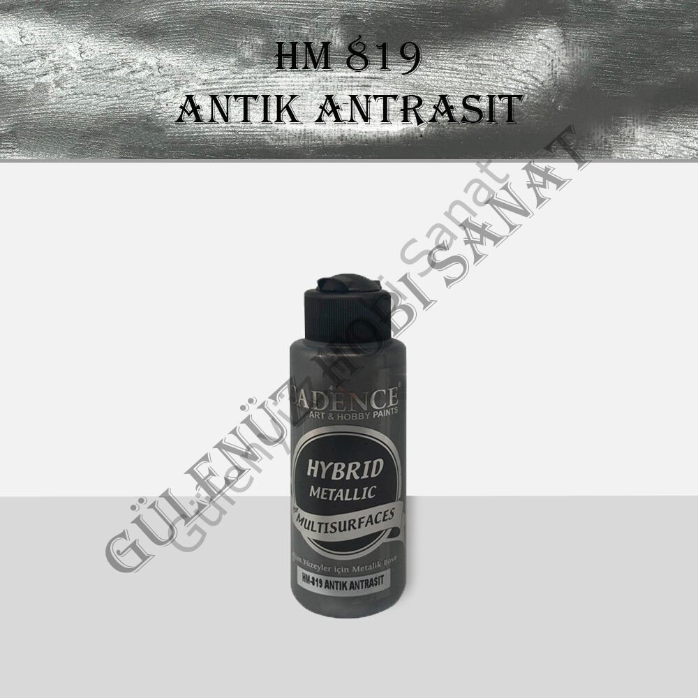 HM 819 Hibrit Metalik Multisurface Antik Antrasit 120ml