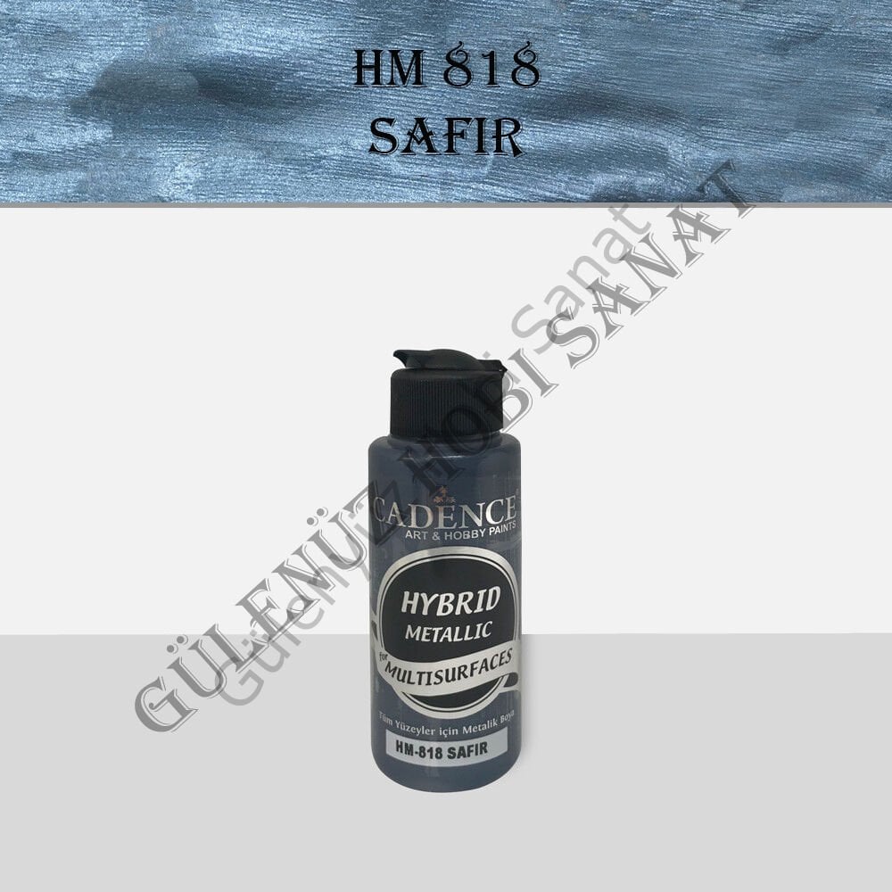 HM 818 Hybrit Metalik Multisurface Safir 120ml