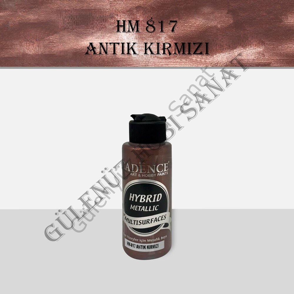 HM 817 Hibrit Metalik Multisurface Antik Kırmızı 120ml