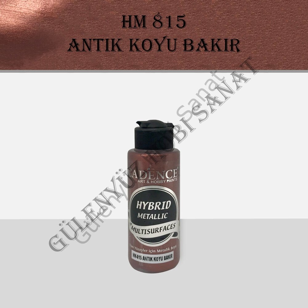 HM 815 Hybrit Metalik Multisurface Antik Koyu Bakır 120ml