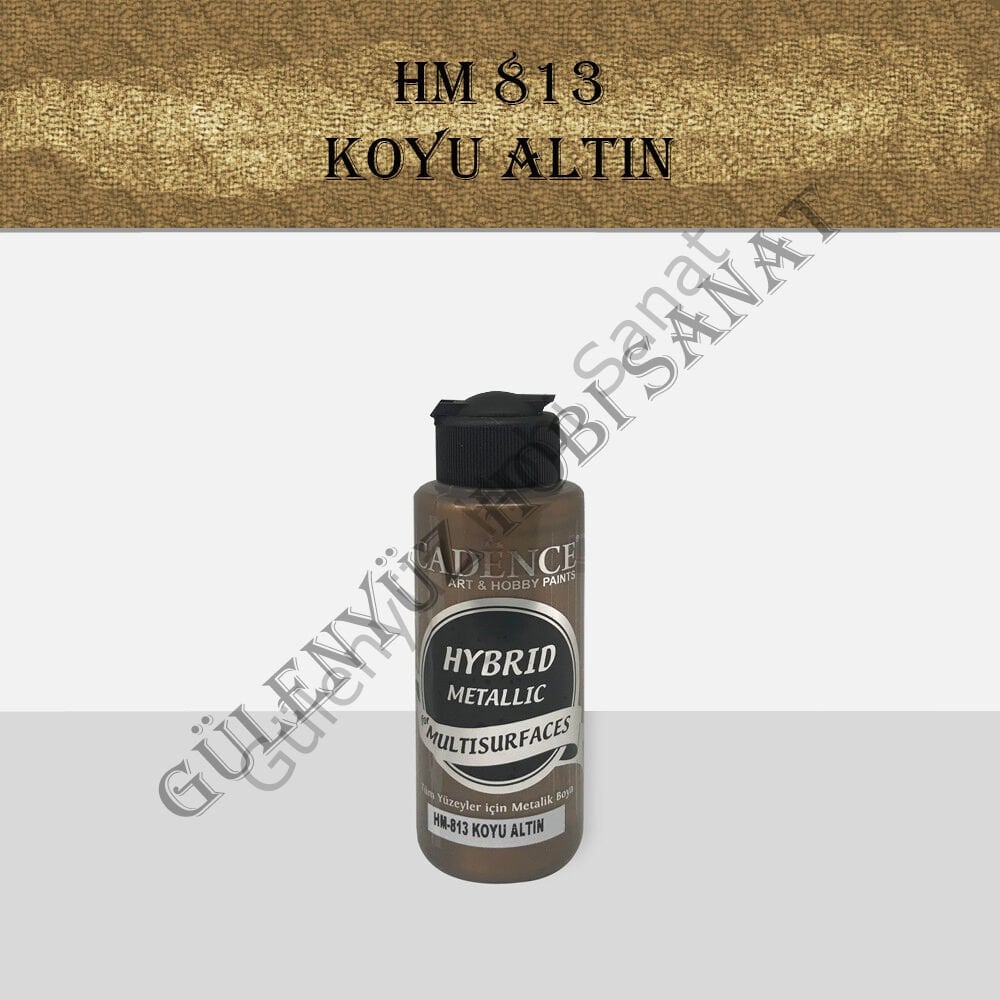 HM 813 Hybrit Metalik Multisurface Koyu Altın 120ml