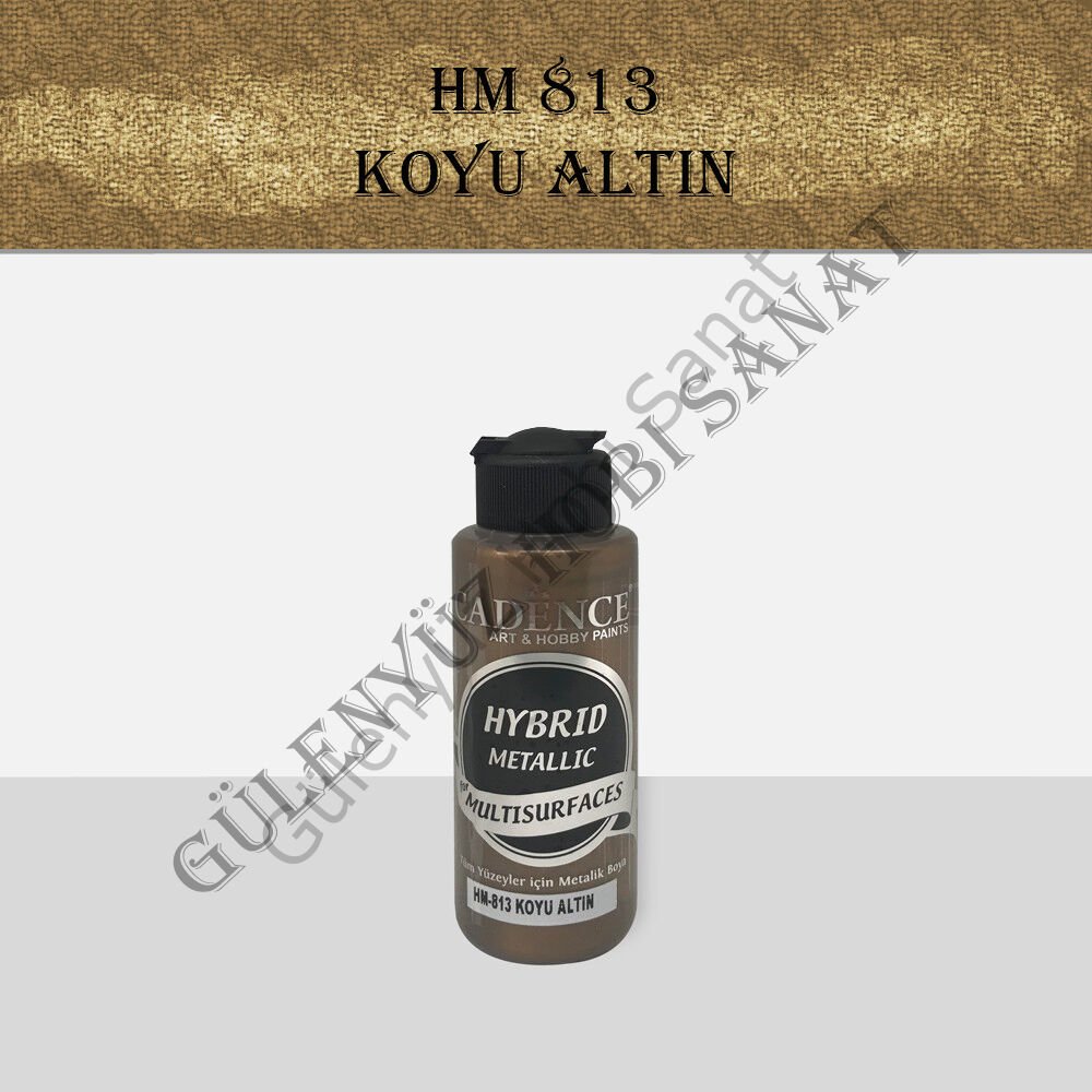 HM 813 Hybrit Metalik Multisurface Koyu Altın 120ml