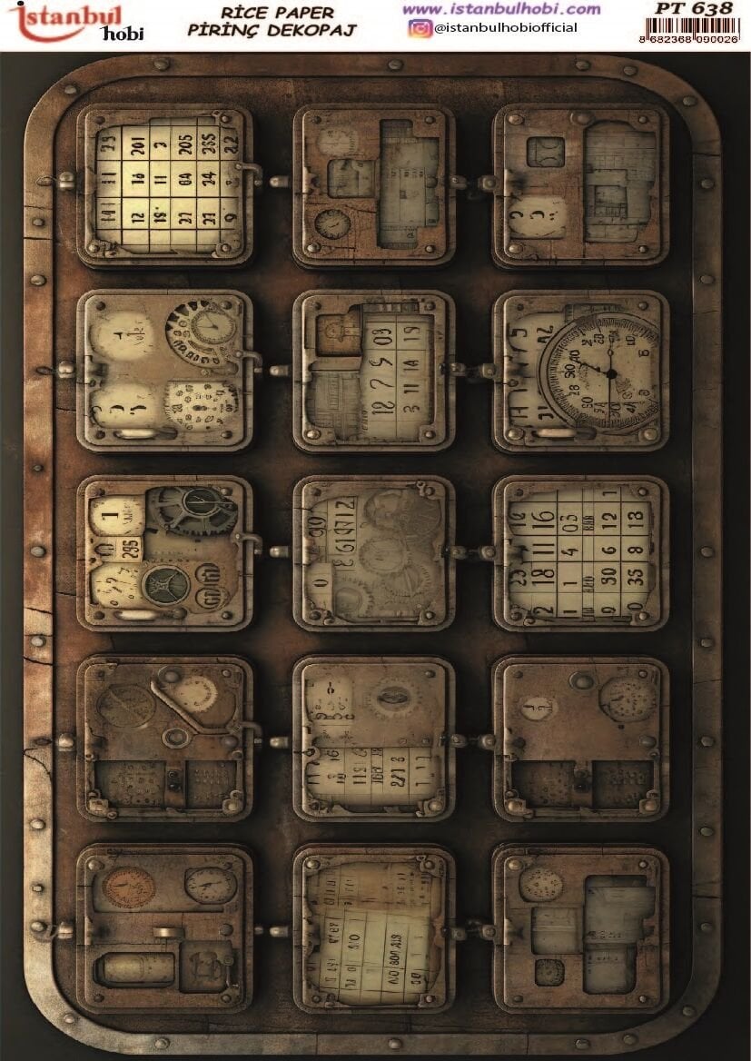 Pirinç Dekopaj PT-638 30x42cm