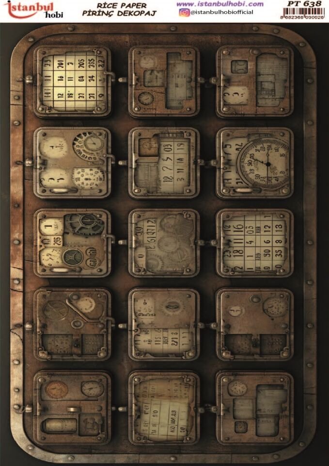 Pirinç Dekopaj PT-638 30x42cm