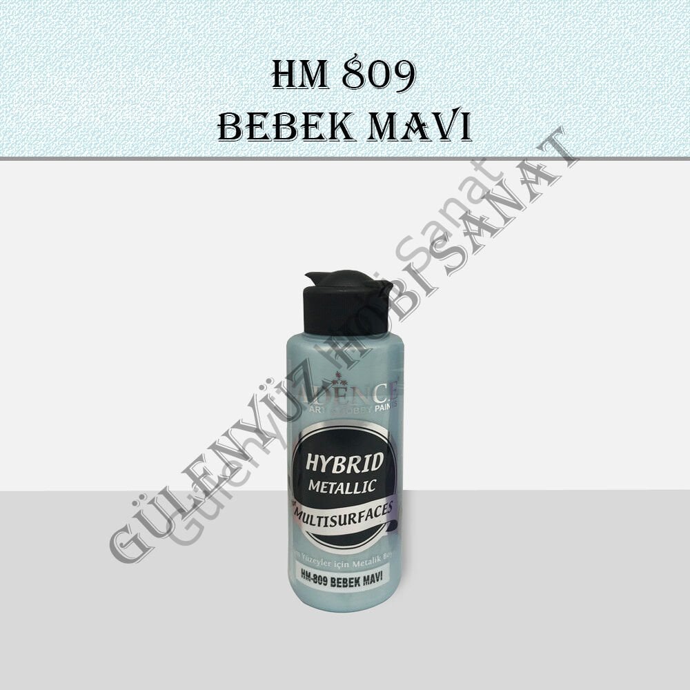 HM 809 Hybrit Metalik Multisurface Bebek Mavi 120ml