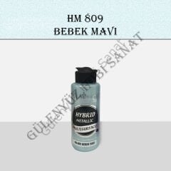 HM 809 Hybrit Metalik Multisurface Bebek Mavi 120ml