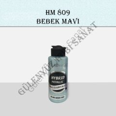 HM 809 Hybrit Metalik Multisurface Bebek Mavi 120ml