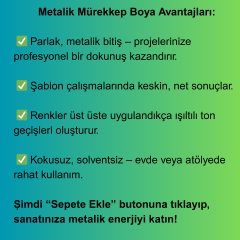 Açık Fuşya Metalik Sprey Mürekkep Boya MMS-10