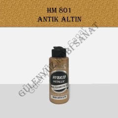 HM 801 Hybrit Metalik Multisurface Antik Altın 120ml