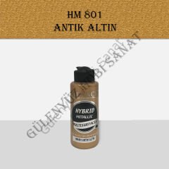 HM 801 Hybrit Metalik Multisurface Antik Altın 120ml