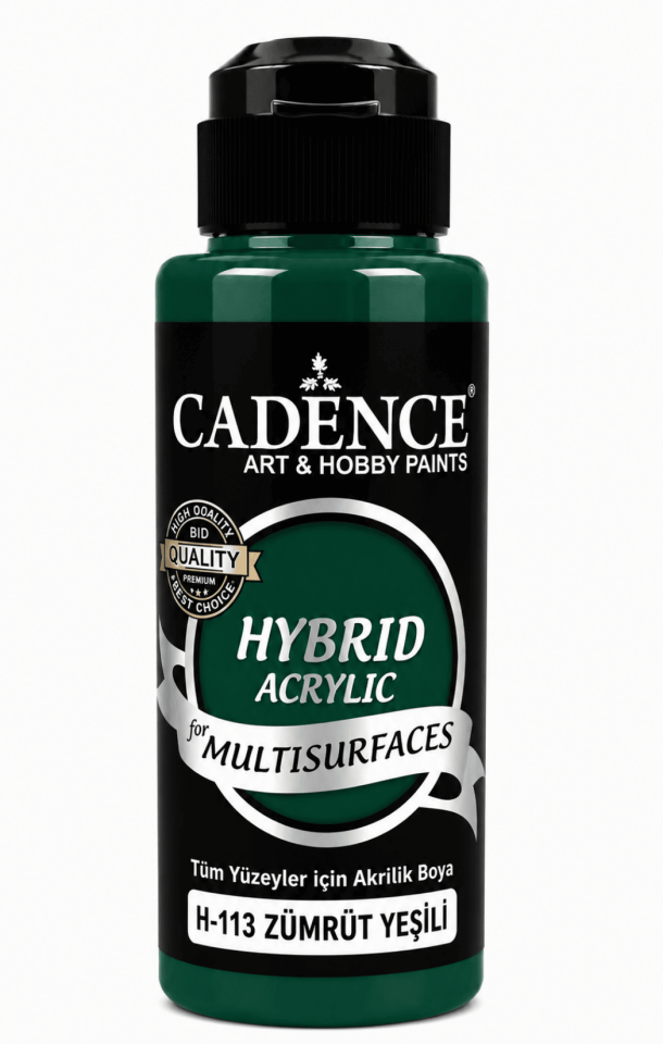 Cadence Hybrid Multisurface H-113 Zümrüt Akrilik Boya 120 ML