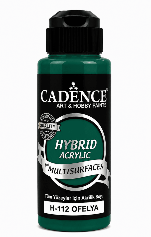 Cadence Hybrid Multisurface H-112 Ofelya Derin Yeşil Akrilik Boya 120 ML