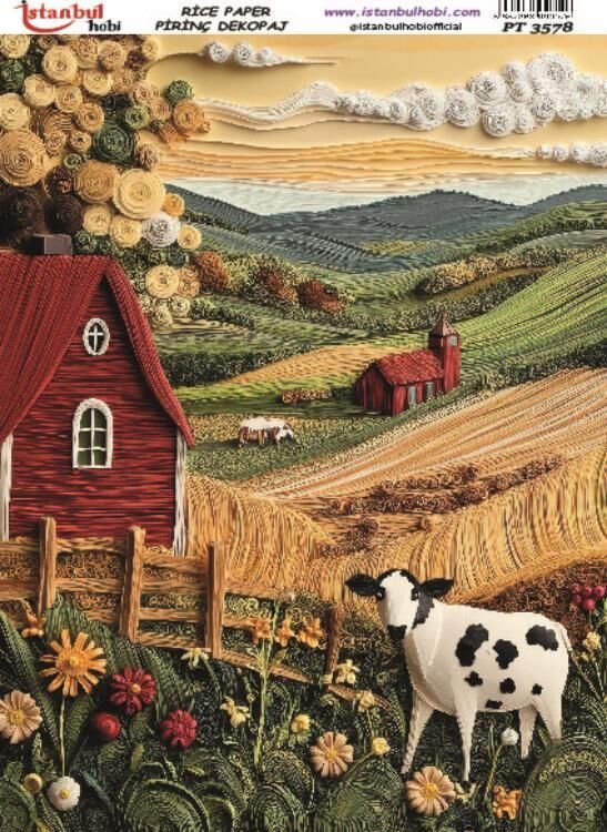 Pirinç Dekopaj PT-3578 30x42cm