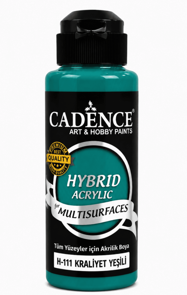 Cadence Hybrid Multisurface H-111 Kraliyet Yeşili Akrilik Boya 120 ml