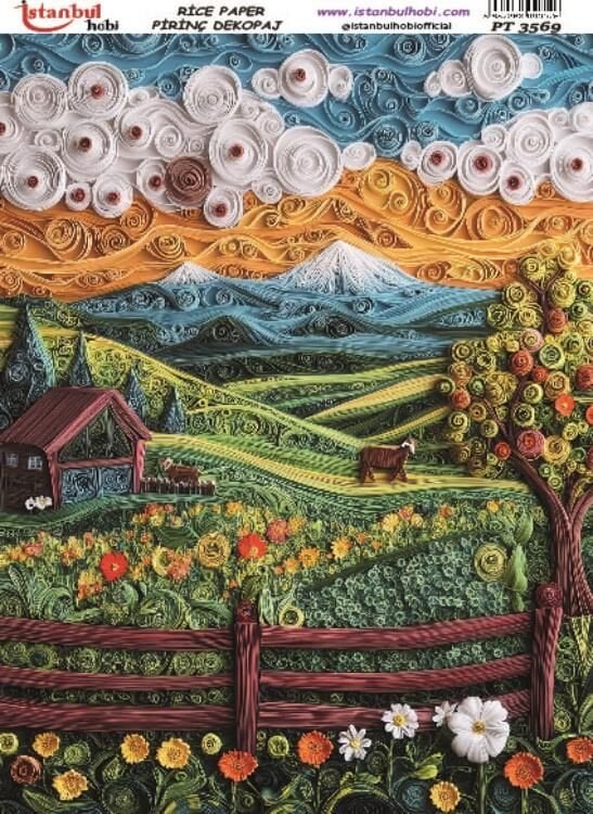 Pirinç Dekopaj PT-3569 30x42cm