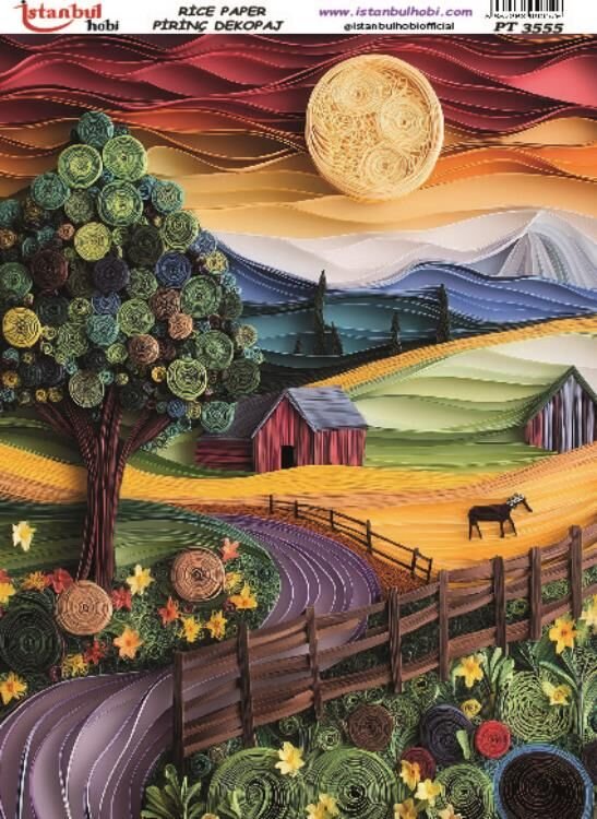 Pirinç Dekopaj PT-3555 30x42cm