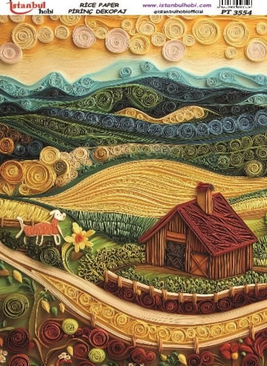 Pirinç Dekopaj PT-3554 30x42cm