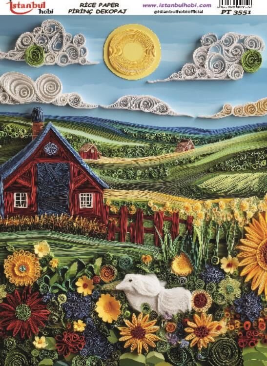 Pirinç Dekopaj PT-3551 30x42cm