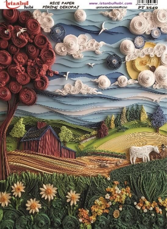 Pirinç Dekopaj PT-3549 30x42cm