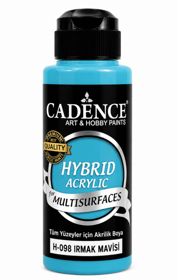 Cadence Hybrid Multisurface H-098 Irmak Mavisi Akrilik Boya 120 ml