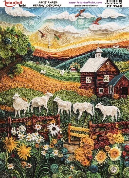 Pirinç Dekopaj PT-3548 30x42cm