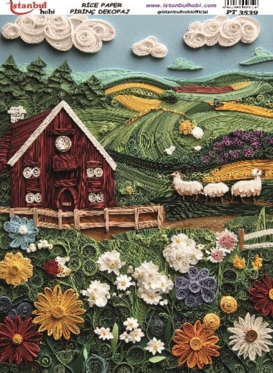Pirinç Dekopaj PT-3539 30x42cm