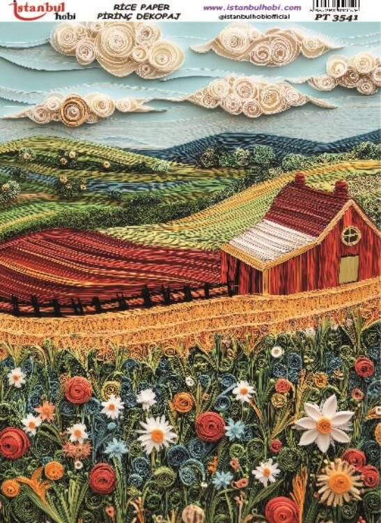 Pirinç Dekopaj PT-3541 30x42cm