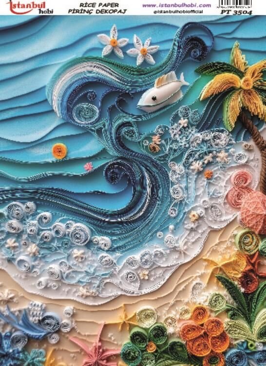 Pirinç Dekopaj PT-3504 30x42cm