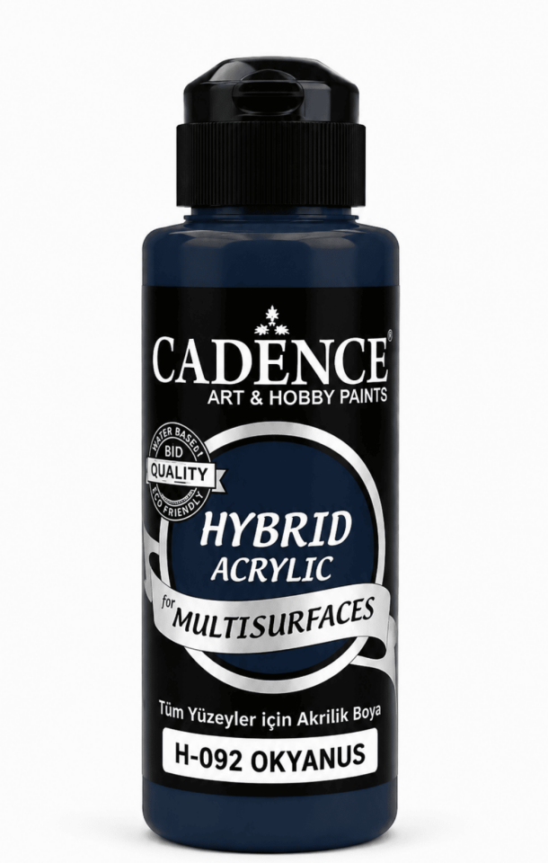 Cadence Hybrid Multisurface H-092 Okyanus Akrilik Boya 120 ml