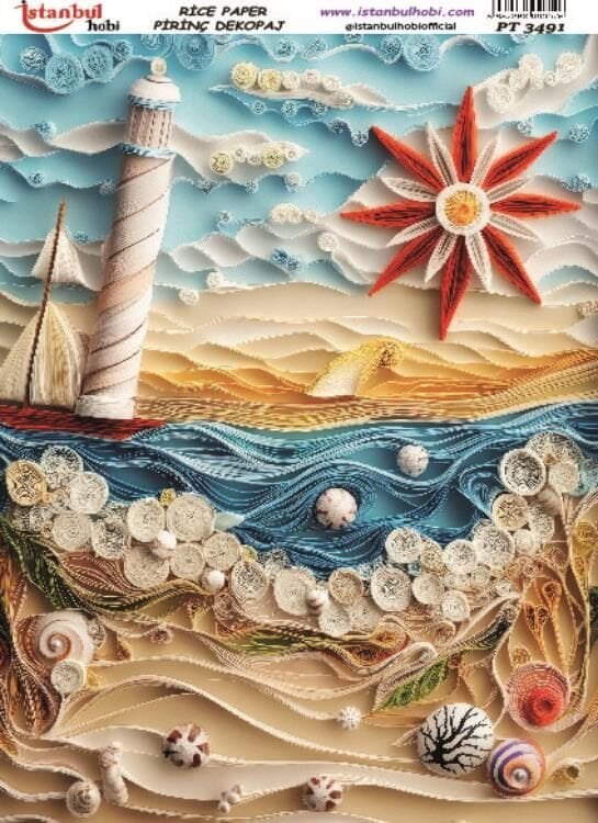 Pirinç Dekopaj PT-3491 30x42cm