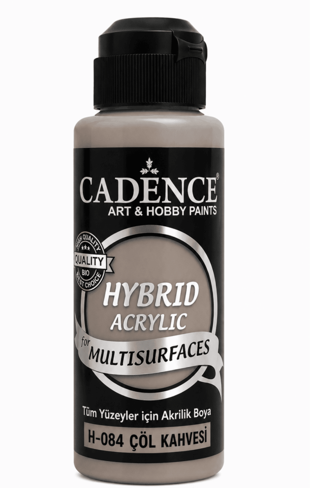 Cadence Hybrid Multisurface H-084 Çöl Kahvesi Akrilik Boya 120 ml