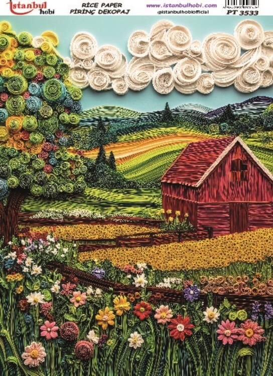 Pirinç Dekopaj PT-3533 30x42cm