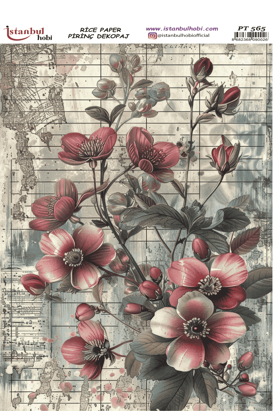Pirinç Dekopaj Desen PT-565 30x42cm