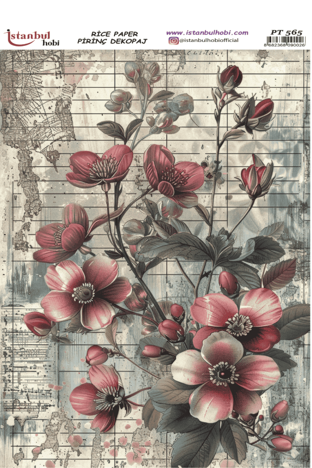 Pirinç Dekopaj Desen PT-565 30x42cm