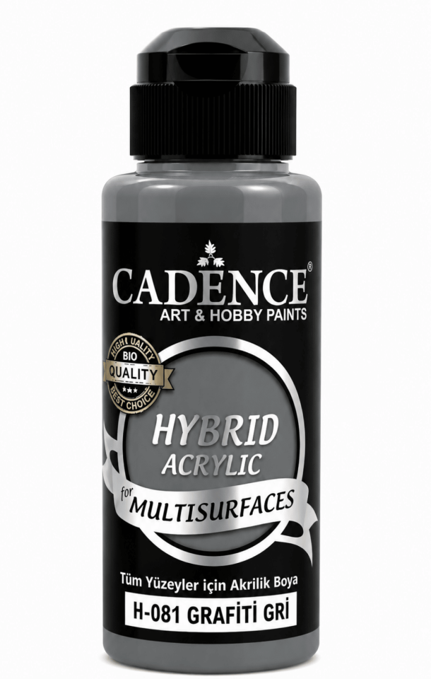 Cadence Hybrid Multisurface H-081 Grafiti Gri Akrilik Boya 120ml