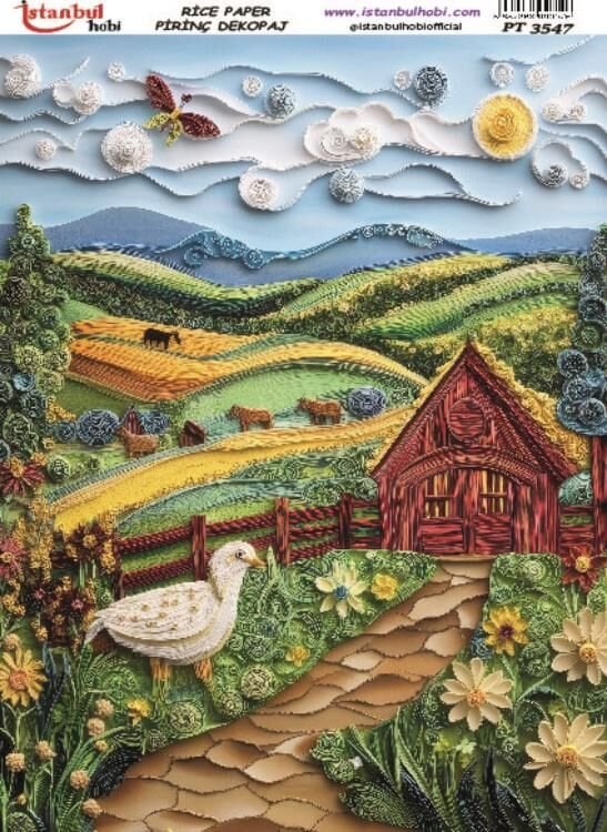 Pirinç Dekopaj PT-3547 30x42cm