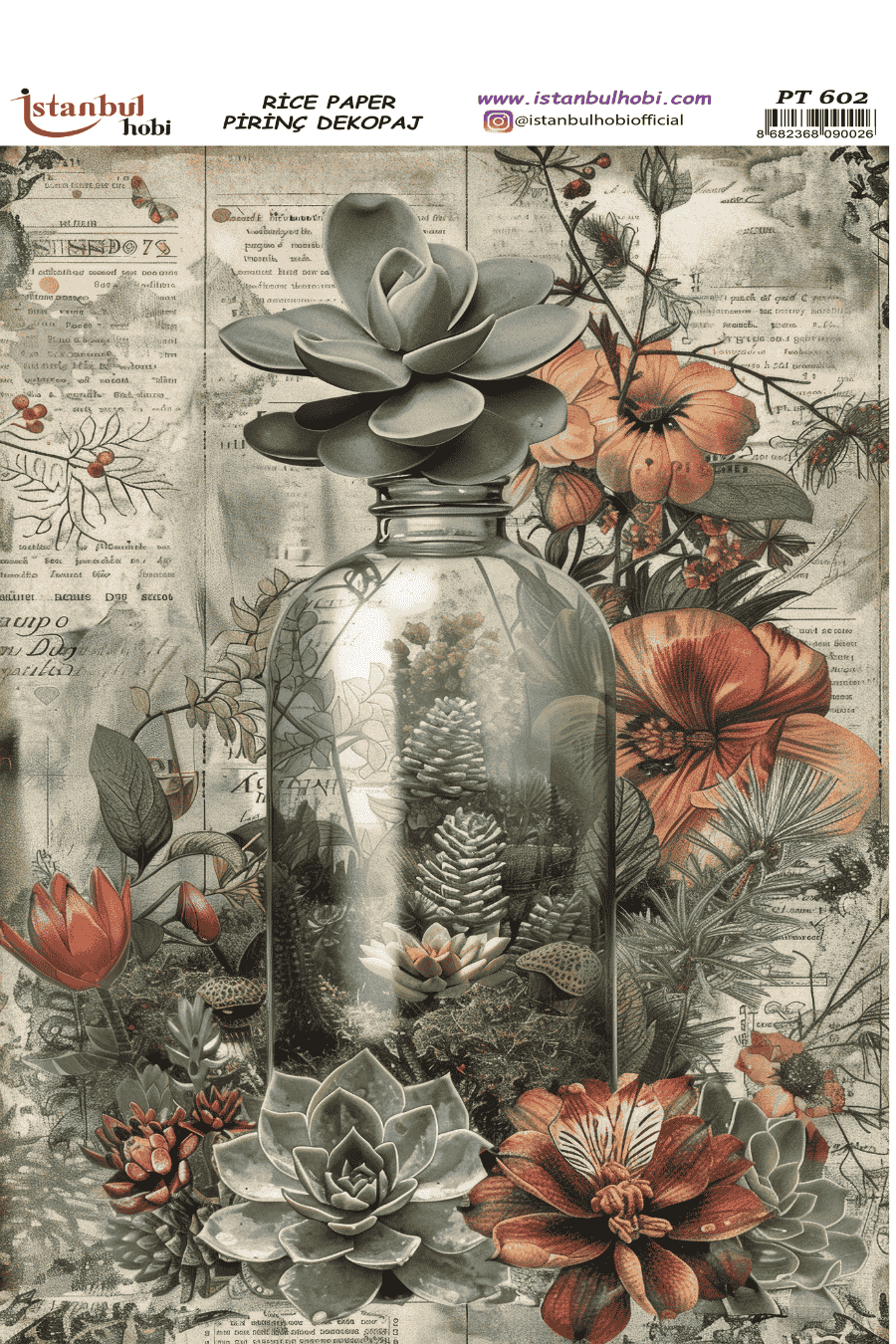Pirinç Dekopaj PT-602 30x42cm